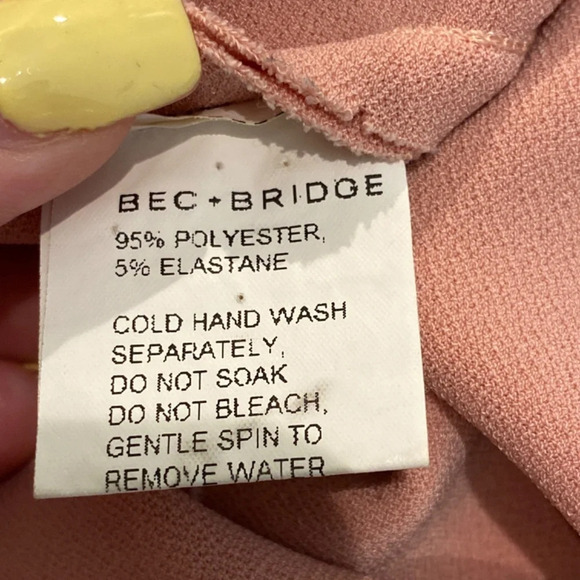 Bec + Bridge Lady Allure Faux Wrap Skirt/Pink, 16727 - Picture 10 of 12